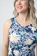 Load image into Gallery viewer, Mariah Ribbed Dress - Daisy Blues