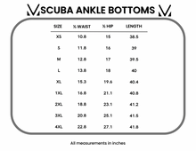 Load image into Gallery viewer, Scuba Ankle Bottoms- Black