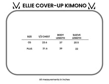 Load image into Gallery viewer, Ellie Cover-Up Kimono - Blue