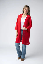 Load image into Gallery viewer, Ellie Cover-Up Kimono - Red