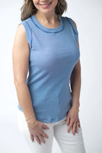 Load image into Gallery viewer, Morgan Micro Striped Tank - Blue