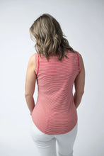 Load image into Gallery viewer, Morgan Micro Striped Tank - Red