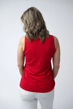 Load image into Gallery viewer, Mila Zipper Tank - Red