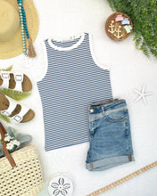 Load image into Gallery viewer, Classic Tank - Blue and White