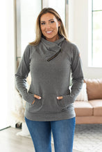 Load image into Gallery viewer, Classic ZipCowl Sweatshirt - Charcoal