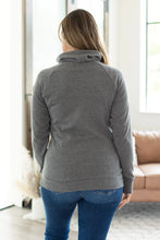 Load image into Gallery viewer, Classic ZipCowl Sweatshirt - Charcoal