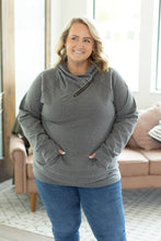 Load image into Gallery viewer, Classic ZipCowl Sweatshirt - Charcoal