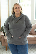 Load image into Gallery viewer, Classic ZipCowl Sweatshirt - Charcoal
