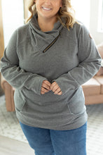 Load image into Gallery viewer, Classic ZipCowl Sweatshirt - Charcoal