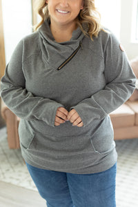 Classic ZipCowl Sweatshirt - Charcoal