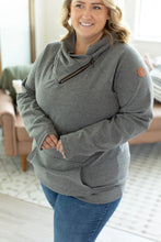 Load image into Gallery viewer, Classic ZipCowl Sweatshirt - Charcoal