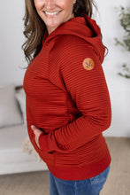 Load image into Gallery viewer, Tatum Textured Pullover Hoodie - Rust