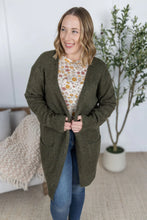 Load image into Gallery viewer, Madison Cozy Cardigan - Dark Olive