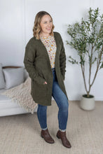 Load image into Gallery viewer, Madison Cozy Cardigan - Dark Olive