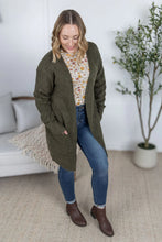 Load image into Gallery viewer, Madison Cozy Cardigan - Dark Olive