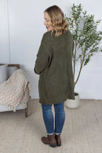 Load image into Gallery viewer, Madison Cozy Cardigan - Dark Olive