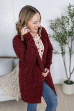 Load image into Gallery viewer, Madison Cozy Cardigan - Burgundy