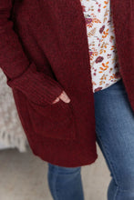 Load image into Gallery viewer, Madison Cozy Cardigan - Burgundy