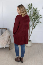 Load image into Gallery viewer, Madison Cozy Cardigan - Burgundy
