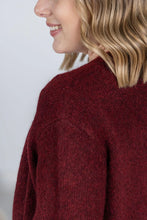 Load image into Gallery viewer, Madison Cozy Cardigan - Burgundy