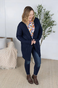 Madison Cozy Cardigan - Navy