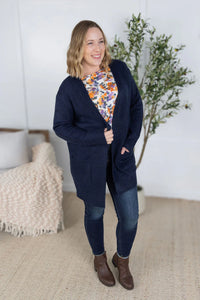 Madison Cozy Cardigan - Navy