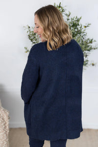 Madison Cozy Cardigan - Navy