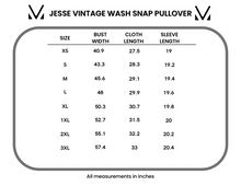 Load image into Gallery viewer, Jesse Vintage Wash Snap Pullover - Winter Blue