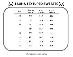 Talina Textured Sweater - Rose