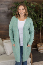 Load image into Gallery viewer, Madison Cozy Cardigan - Sage/Blue Mix
