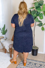 Load image into Gallery viewer, Tinley Dress - Navy Dot