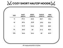Load image into Gallery viewer, Cozy Short HalfZip Hoodie - White