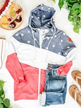 Load image into Gallery viewer, Classic Colorblock FullZip - Stars and Stripes