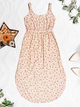 Load image into Gallery viewer, Reagan Ribbed Midi Dress - Sand and Rust Floral
