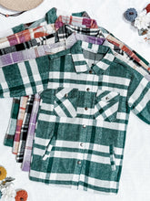 Load image into Gallery viewer, Norah Plaid Shacket - Ivory and Black
