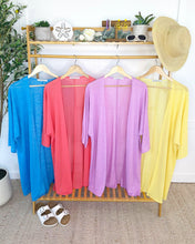 Load image into Gallery viewer, Ellie Cover-Up Kimono - Lemon