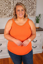Load image into Gallery viewer, Lexi Lace Tank - Orange