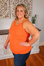 Load image into Gallery viewer, Lexi Lace Tank - Orange