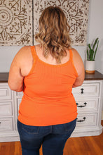Load image into Gallery viewer, Lexi Lace Tank - Orange