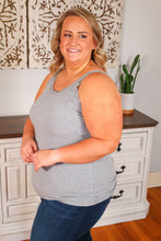 Load image into Gallery viewer, Lexi Lace Tank - Light Grey