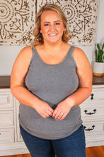 Load image into Gallery viewer, Lexi Lace Tank - Charcoal