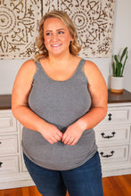 Load image into Gallery viewer, Lexi Lace Tank - Charcoal
