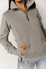 Load image into Gallery viewer, Quilted HalfZip - Charcoal