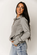 Load image into Gallery viewer, Quilted HalfZip - Charcoal