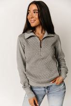 Load image into Gallery viewer, Quilted HalfZip - Charcoal
