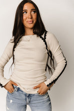 Load image into Gallery viewer, Laced In Love Long Sleeve - Cream