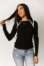Load image into Gallery viewer, Laced In Love Long Sleeve - Black