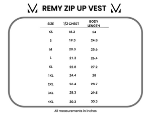 Remy Zip Up Vest - Heathered Teal