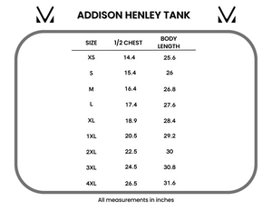 Addison Henley Tank - Lavender Micro Floral