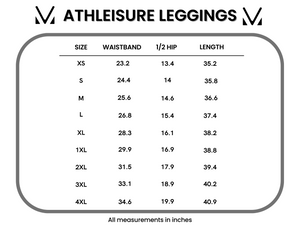 Athleisure Leggings - Black Leopard